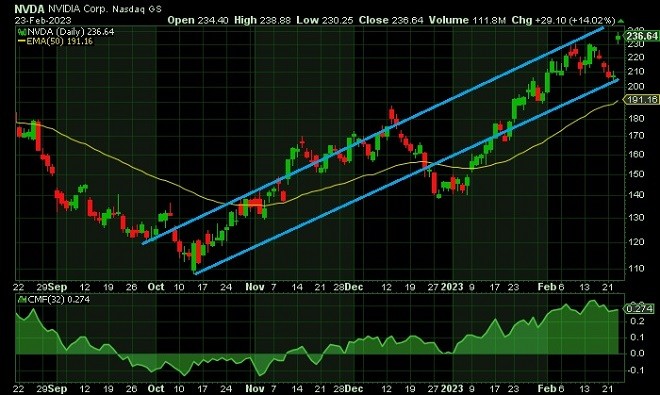 NVD - technical analysis - 24 February 2023