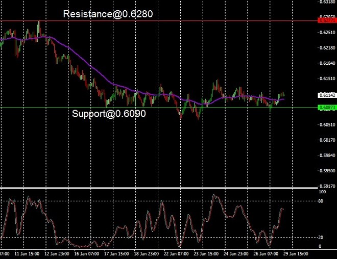 NZD - technical analysis - 20 January 2024