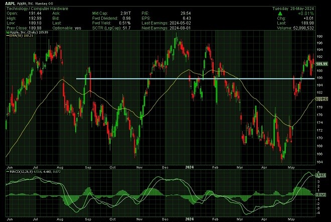 aap - technical analysis - 29 May 2024